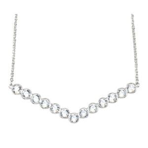 NIB Touchstone Crystal by Swarovski To A Point Necklace 1592N-14